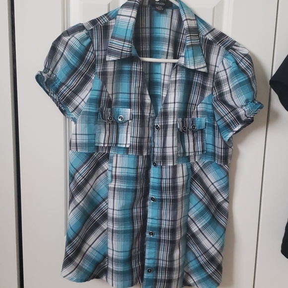 Majora plaid button shirt - Picture 2 of 9